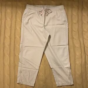 Talbots drawstring khakis